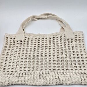 ENBEI Crochet Knit Tote Bag – Eco Reusable Mesh Shoulder Handbag Beach Market...